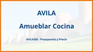 Amueblar Cocina en Avila