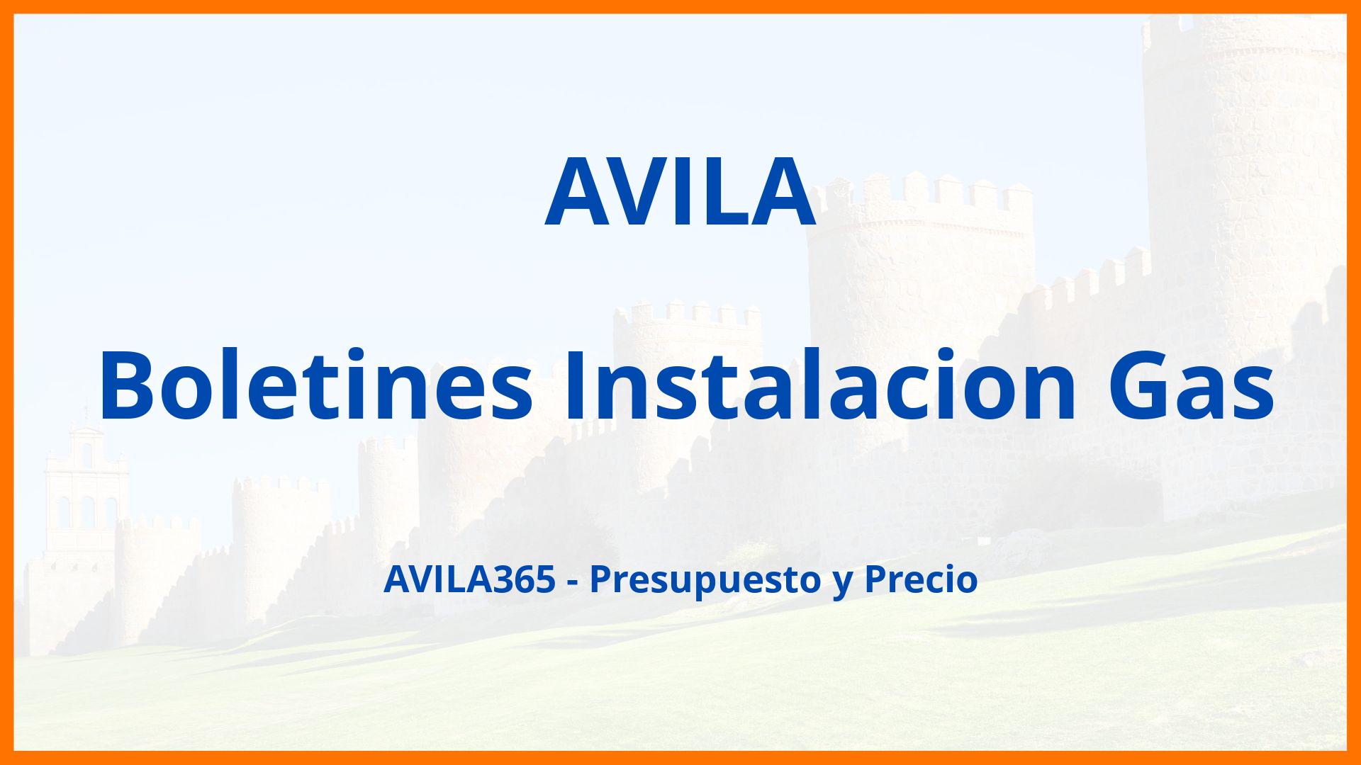 Boletines Instalacion Gas