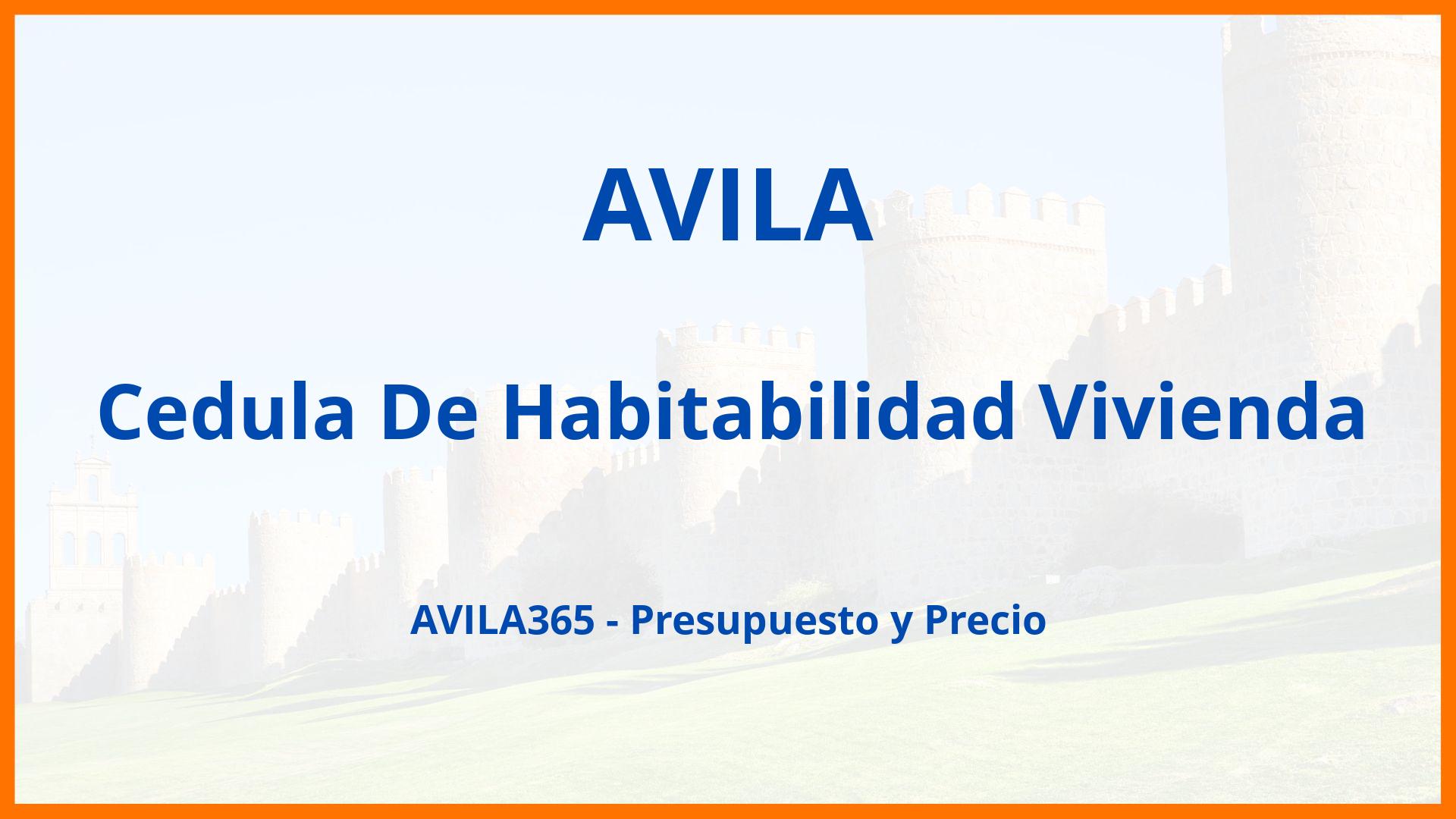 Cedula De Habitabilidad Vivienda