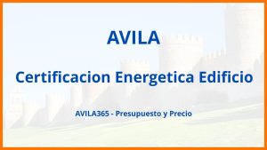 Certificacion Energetica Edificio en Avila