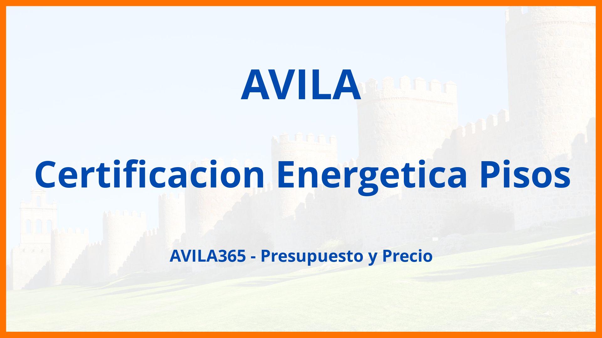 Certificacion Energetica Pisos