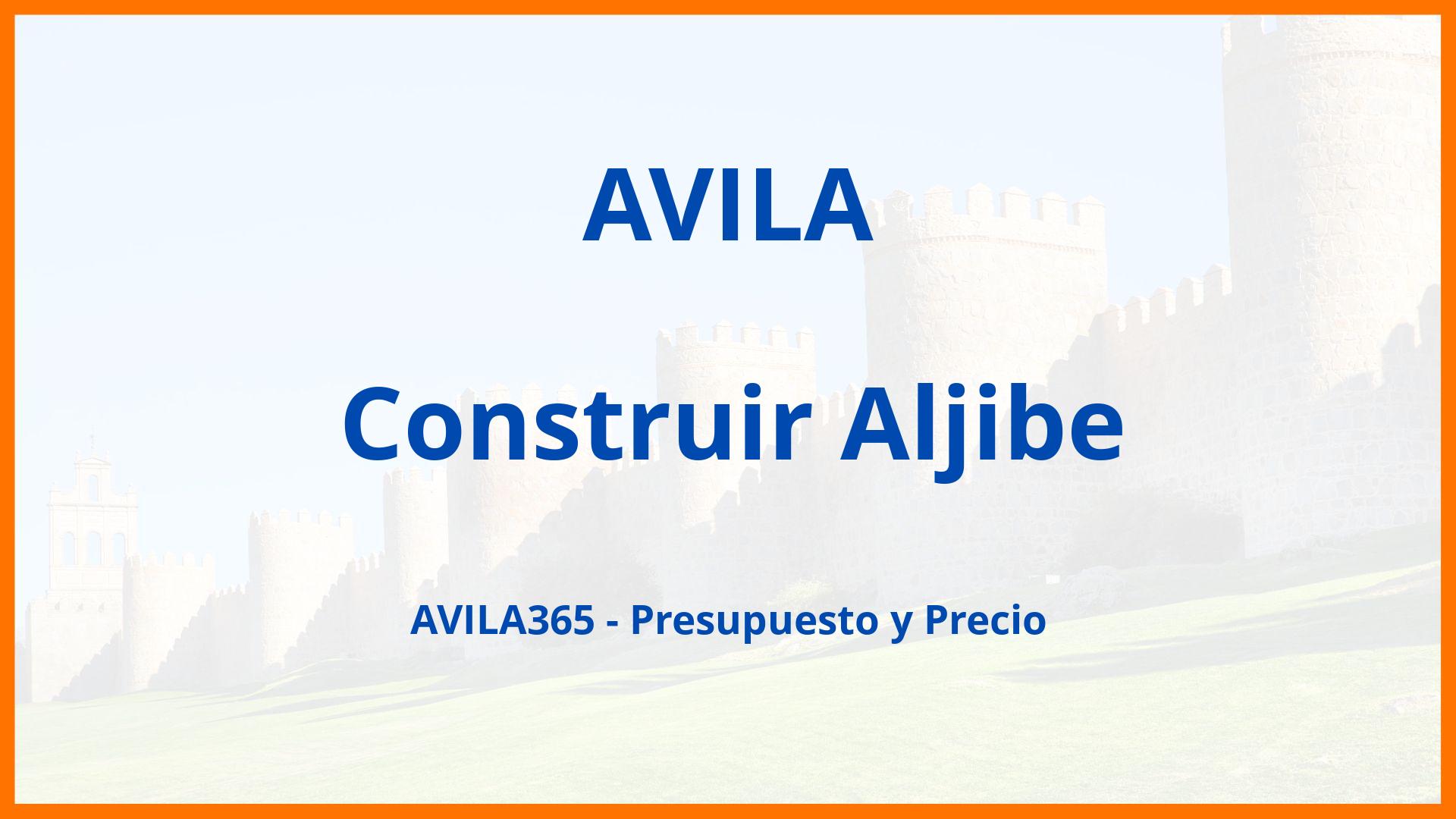 Construir Aljibe