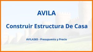 Construir Estructura De Casa en Avila