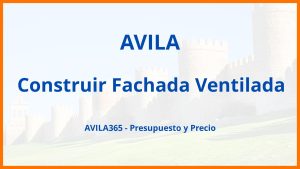 Construir Fachada Ventilada en Avila