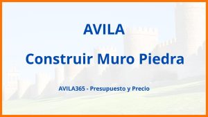 Construir Muro Piedra en Avila