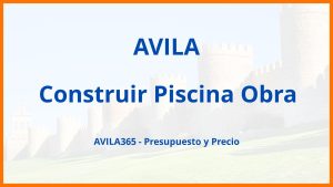 Construir Piscina Obra en Avila