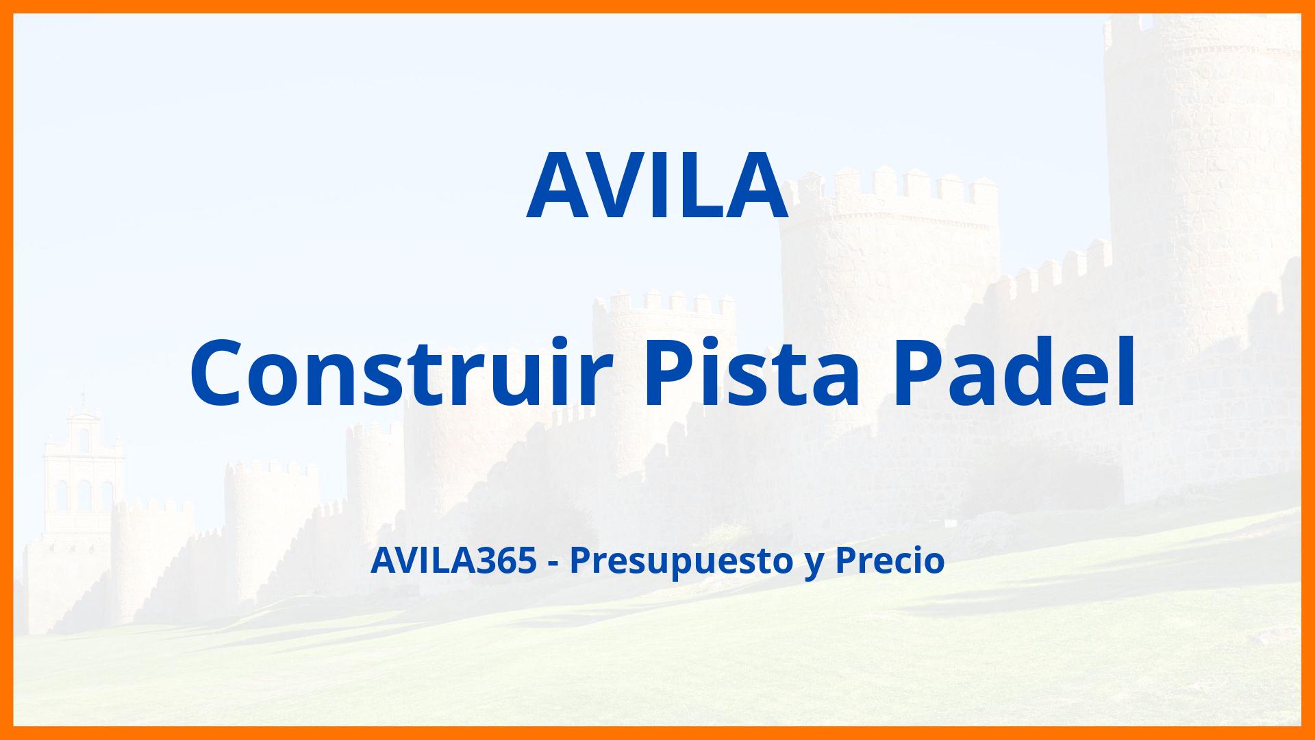 Construir Pista Padel