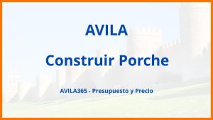 Construir Porche en Avila