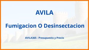 Fumigacion O Desinsectacion en Avila