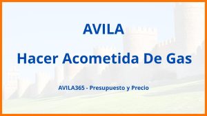 Hacer Acometida De Gas en Avila