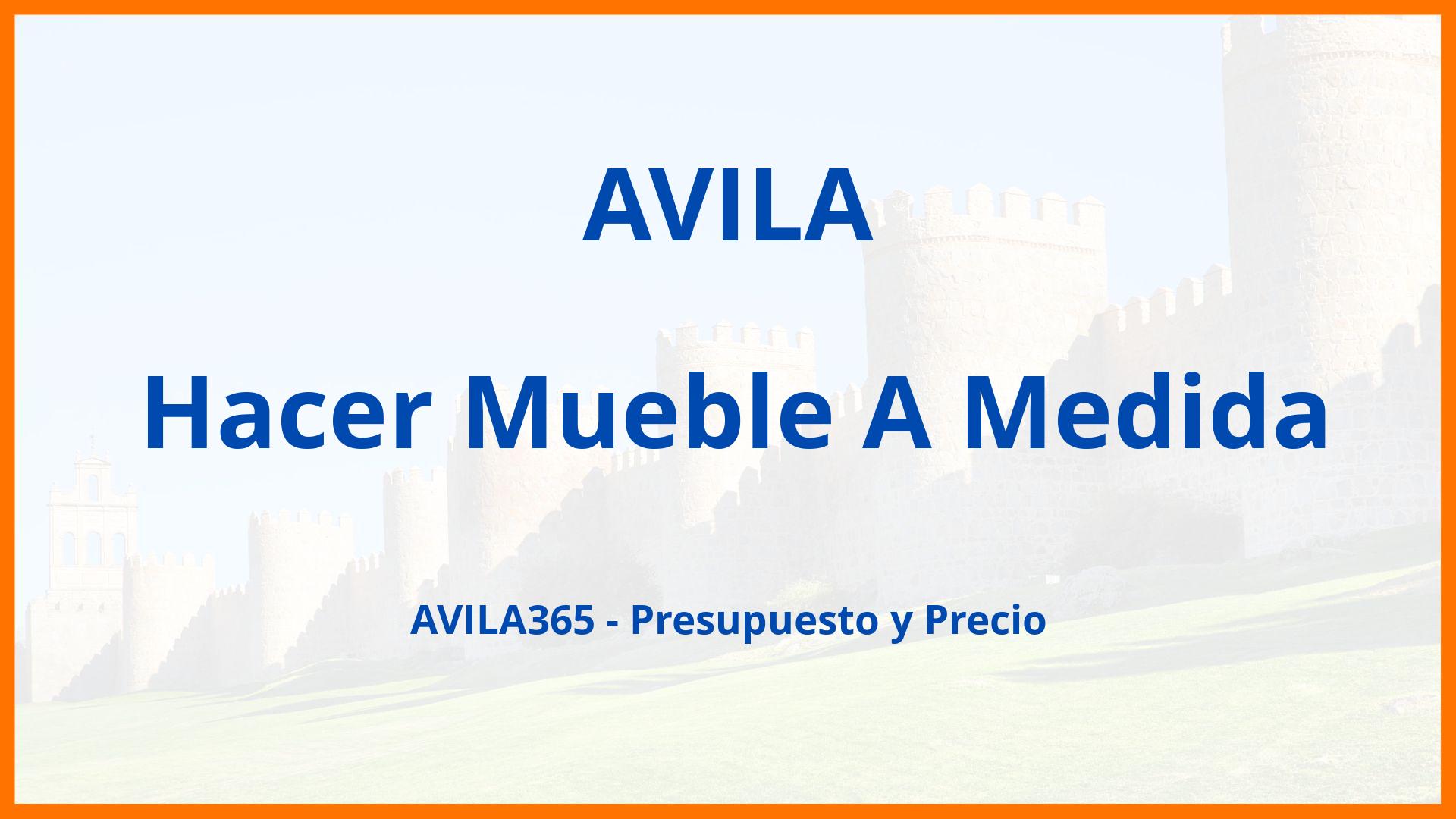 Hacer Mueble A Medida