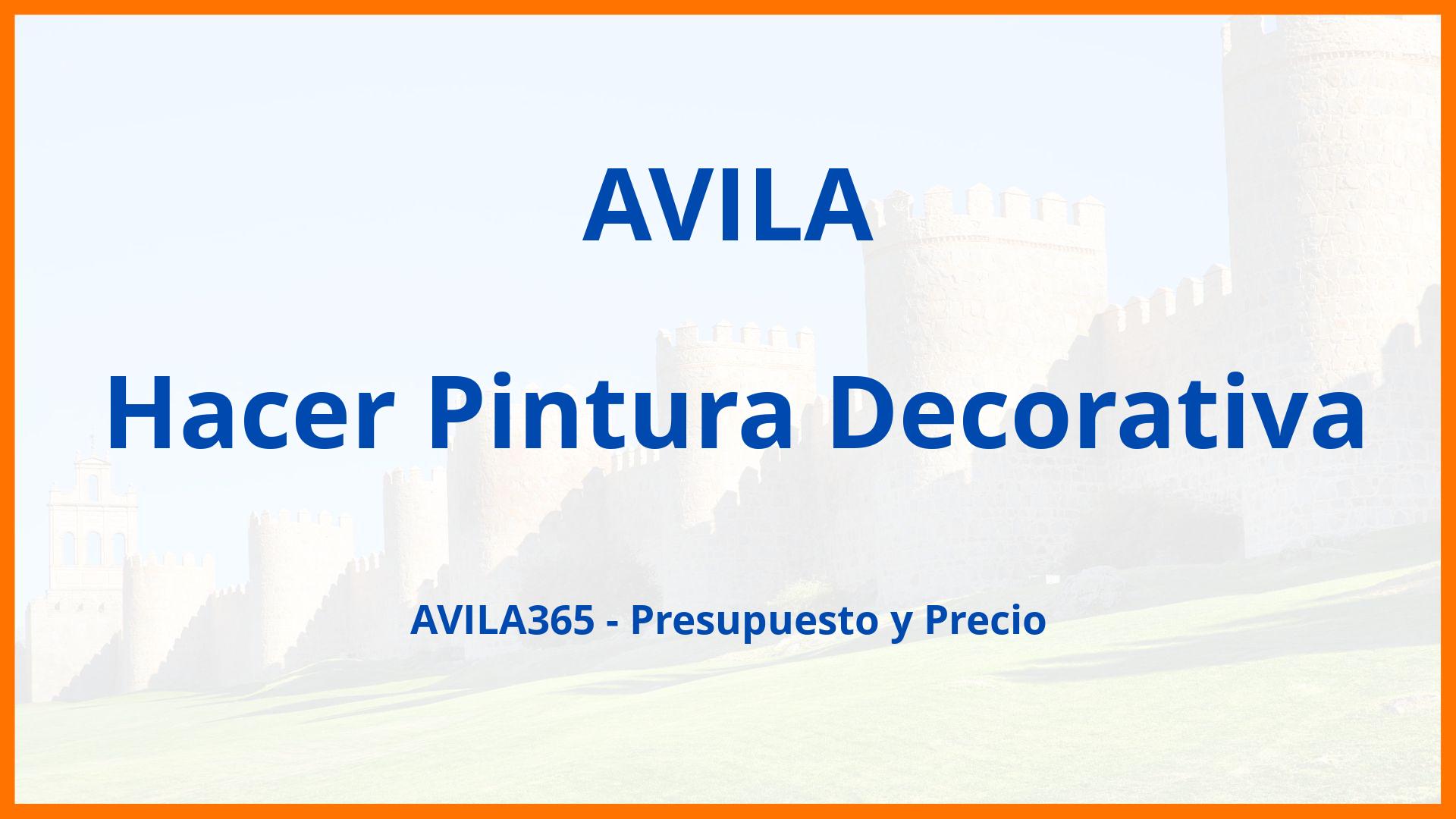 Hacer Pintura Decorativa