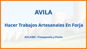 Hacer Trabajos Artesanales En Forja en Avila