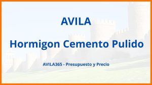 Hormigon Cemento Pulido en Avila