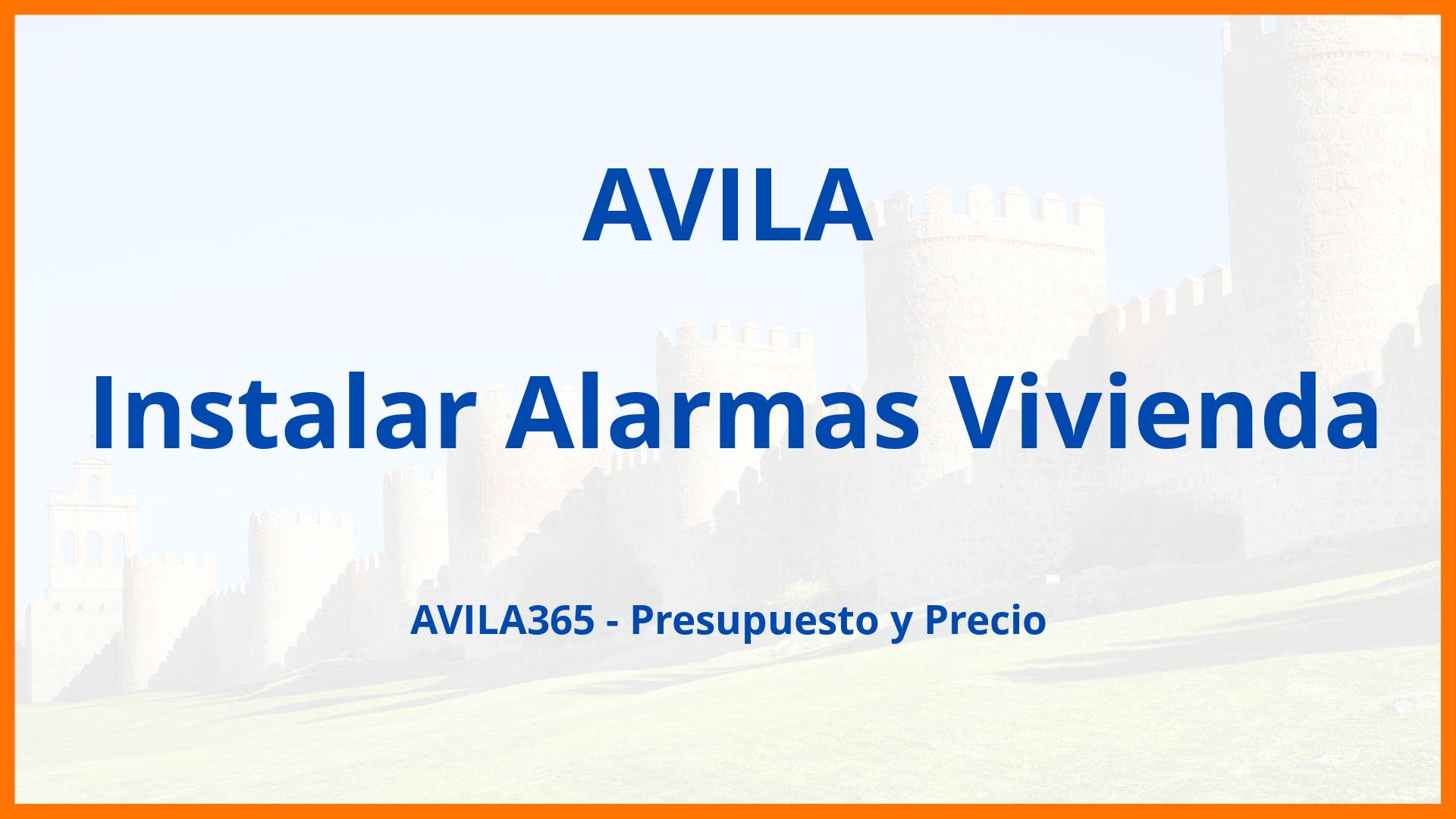 Instalar Alarmas Vivienda