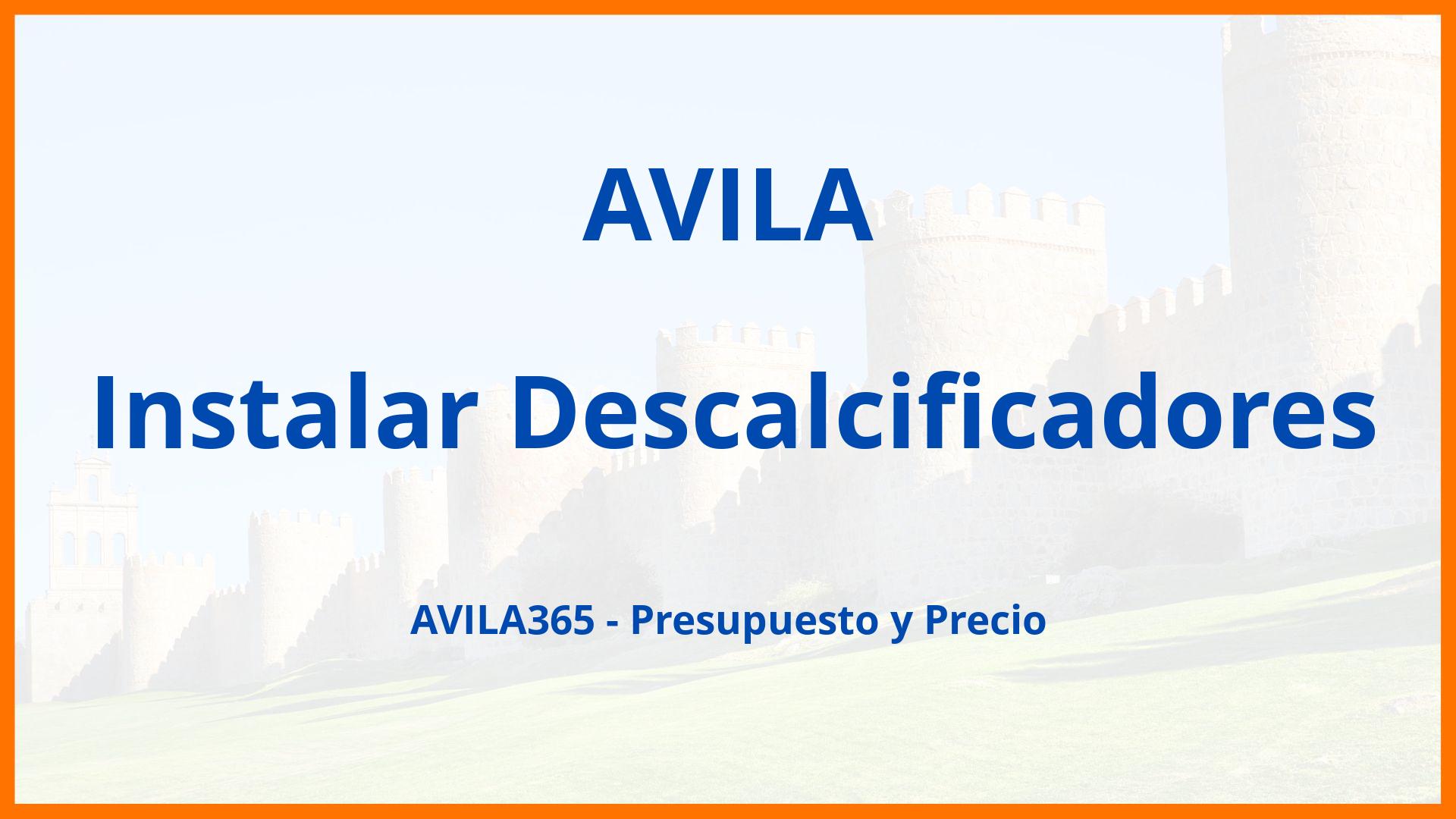 Instalar Descalcificadores