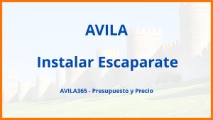 Instalar Escaparate en Avila