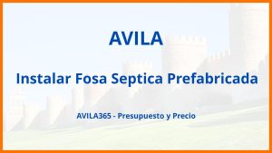 Instalar Fosa Septica Prefabricada en Avila