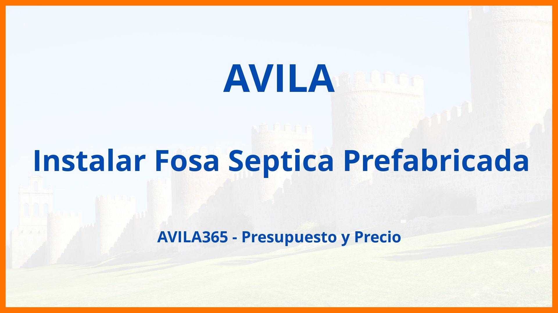 Instalar Fosa Septica Prefabricada