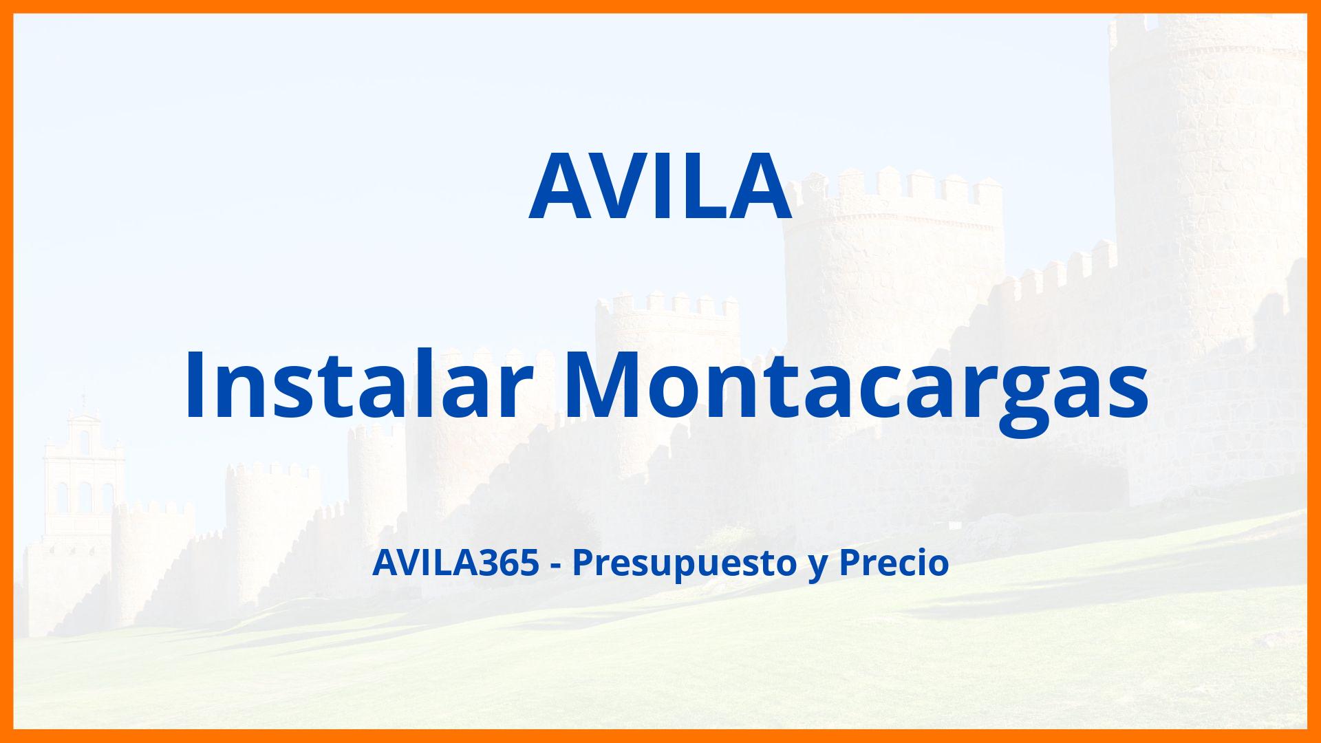 Instalar Montacargas