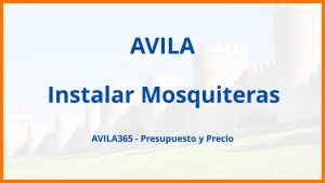 Instalar Mosquiteras en Avila