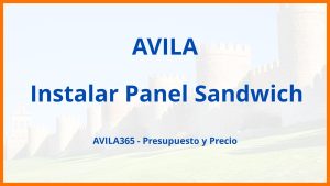 Instalar Panel Sandwich en Avila