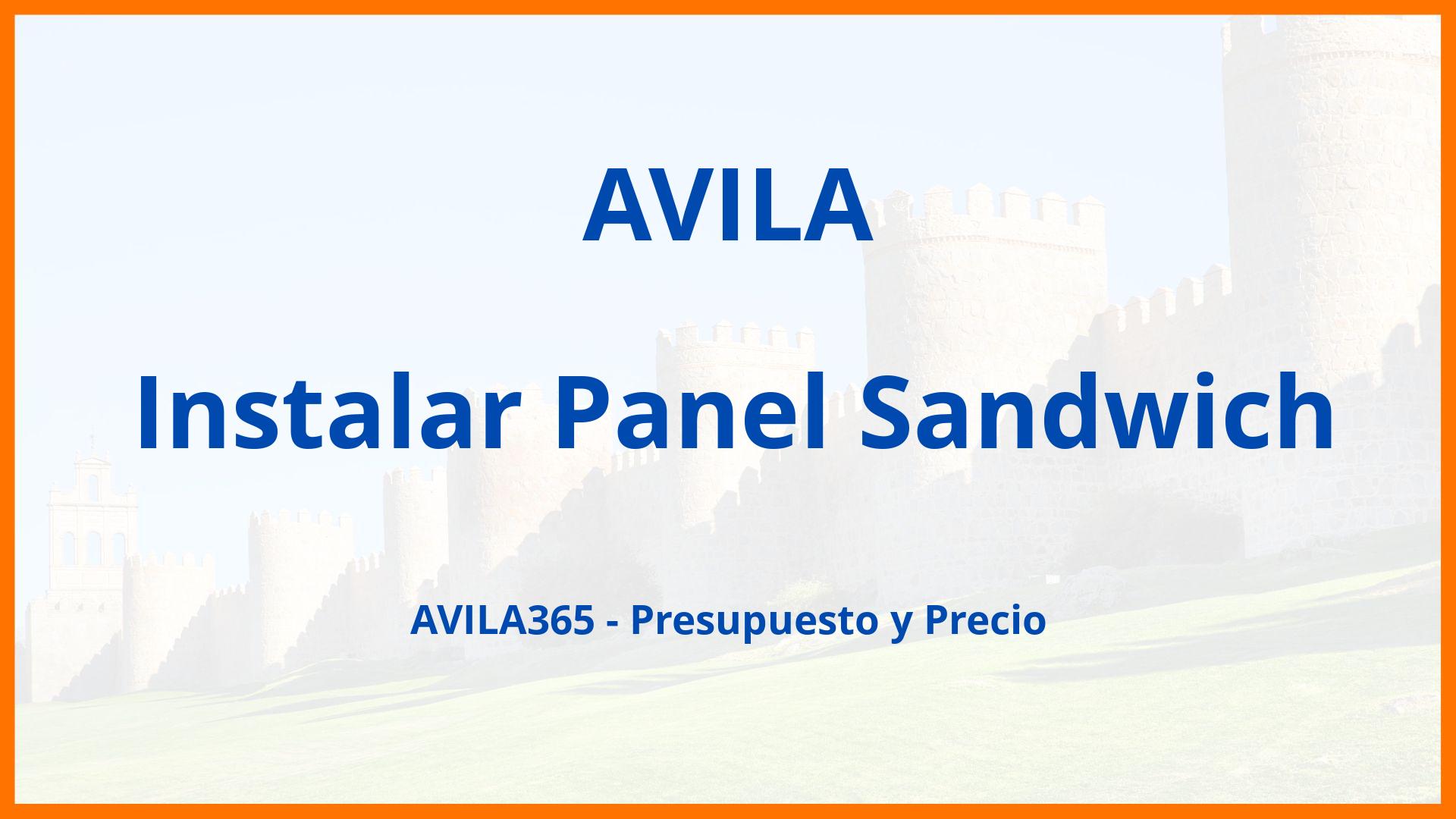 Instalar Panel Sandwich