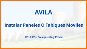 Instalar Paneles O Tabiques Moviles en Avila