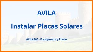 Instalar Placas Solares en Avila