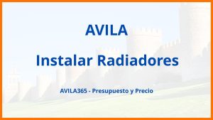 Instalar Radiadores en Avila