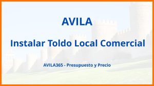 Instalar Toldo Local Comercial en Avila