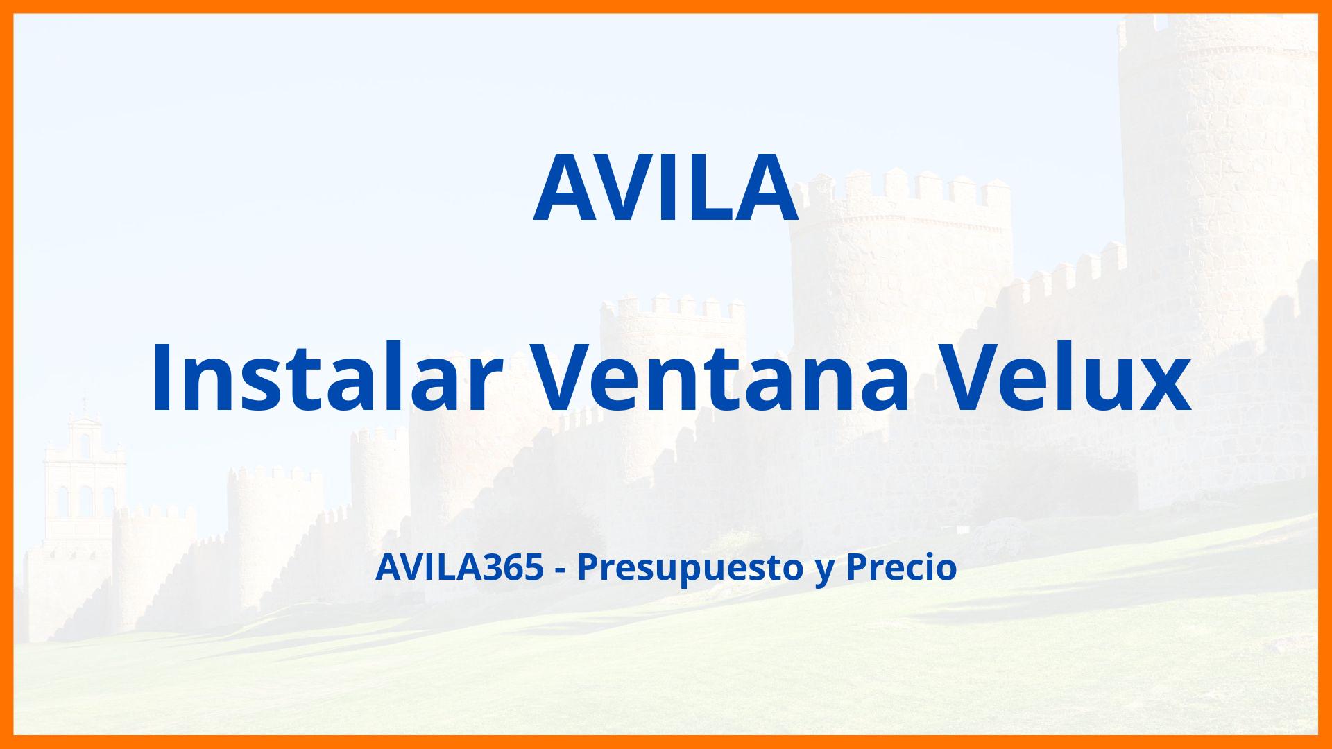 Instalar Ventana Velux