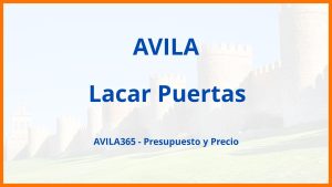 Lacar Puertas en Avila