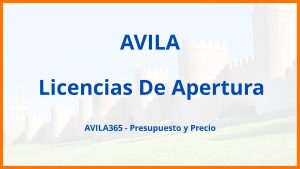 Licencias De Apertura en Avila