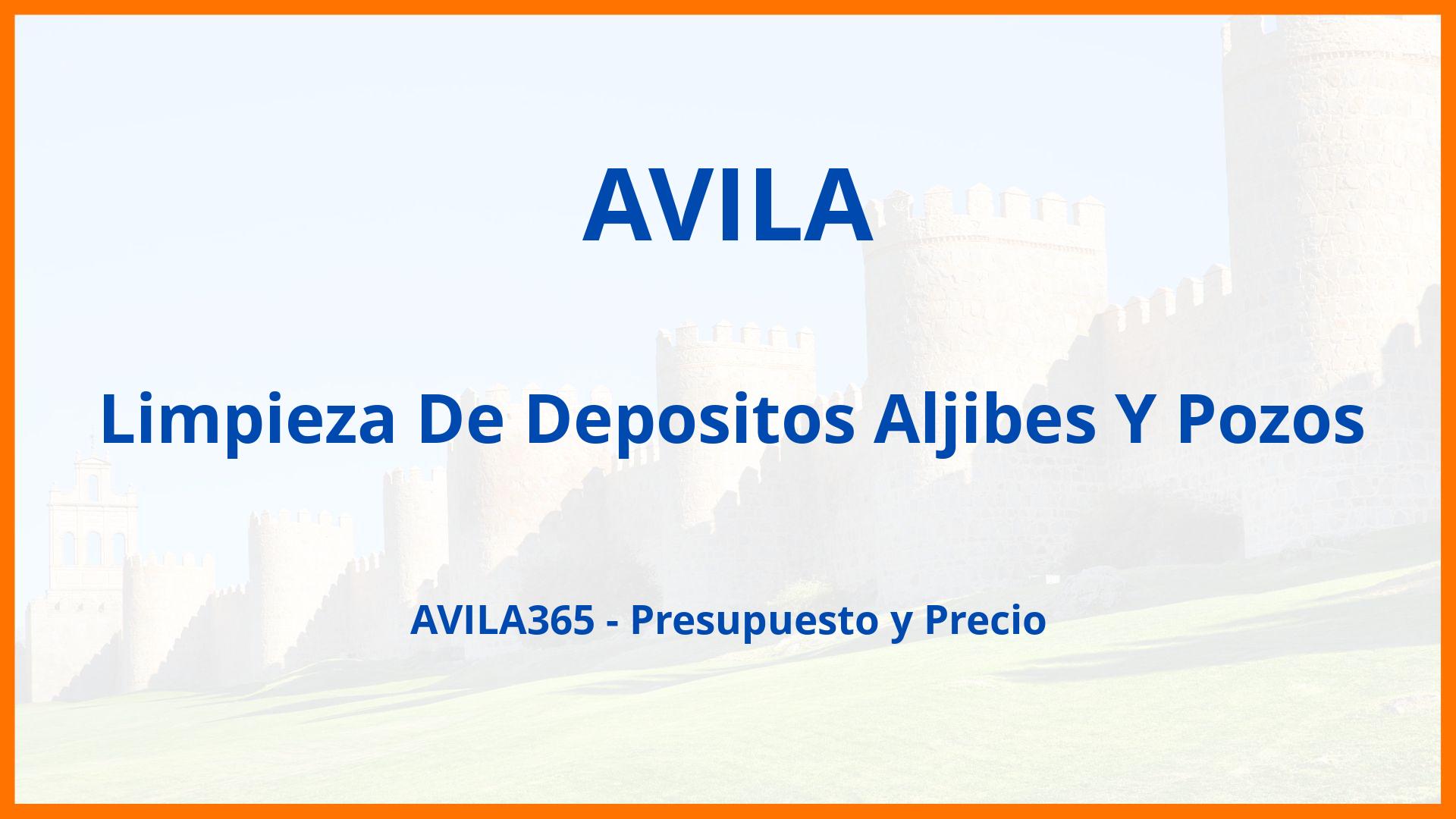 Limpieza De Depositos Aljibes Y Pozos