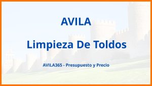 Limpieza De Toldos en Avila