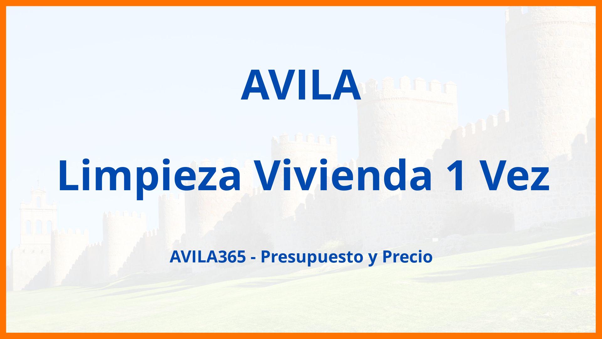 Limpieza Vivienda 1 Vez