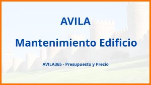 Mantenimiento Edificio en Avila