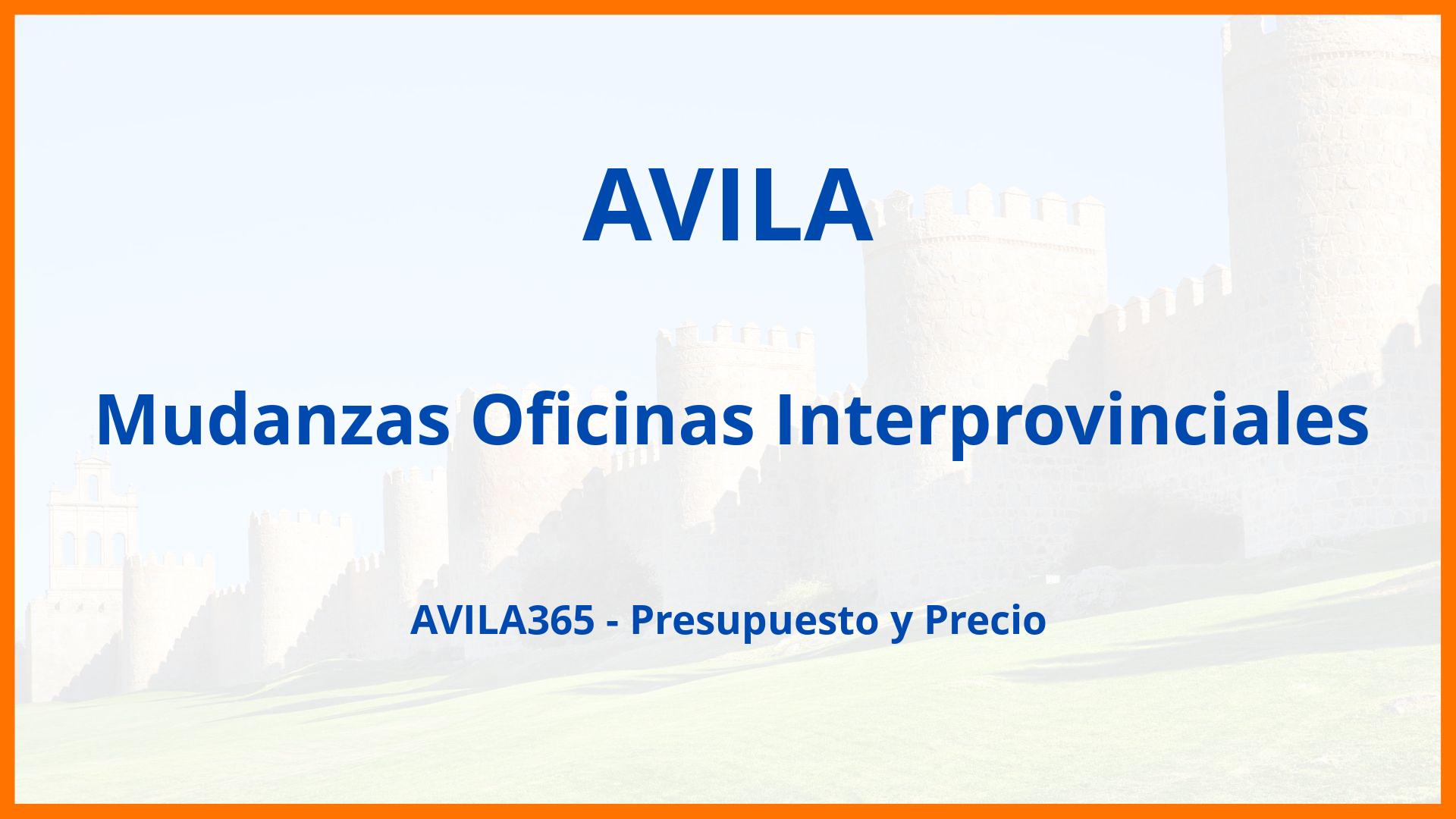 Mudanzas Oficinas Interprovinciales