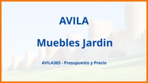 Muebles Jardin en Avila