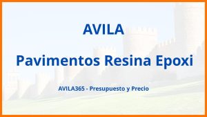 Pavimentos Resina Epoxi en Avila