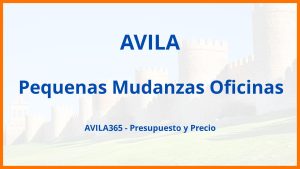 Pequenas Mudanzas Oficinas en Avila