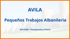 Pequeños Trabajos Albanileria en Avila