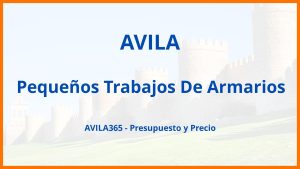 Pequeños Trabajos De Armarios en Avila