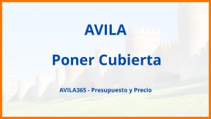 Poner Cubierta en Avila