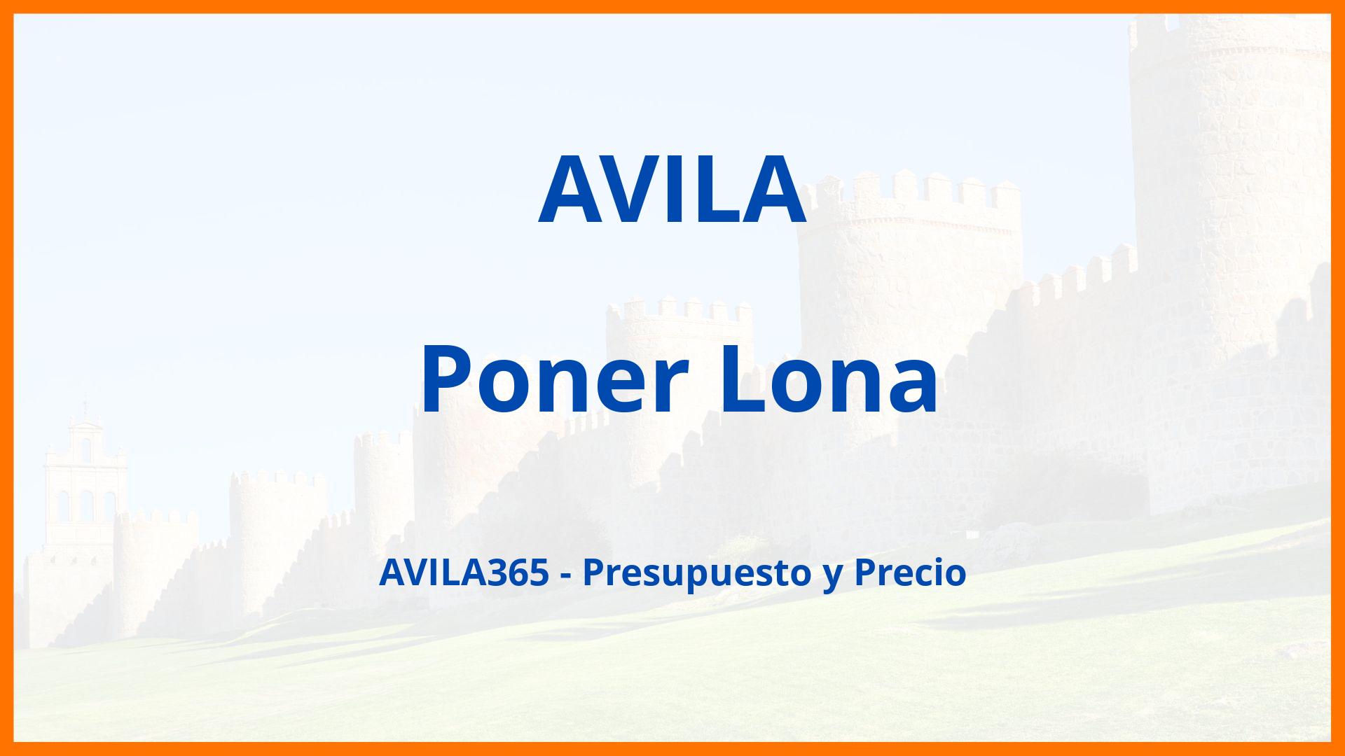 Poner Lona