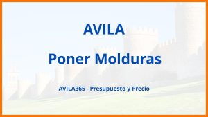 Poner Molduras en Avila