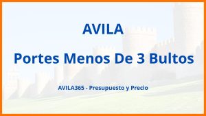 Portes Menos De 3 Bultos en Avila