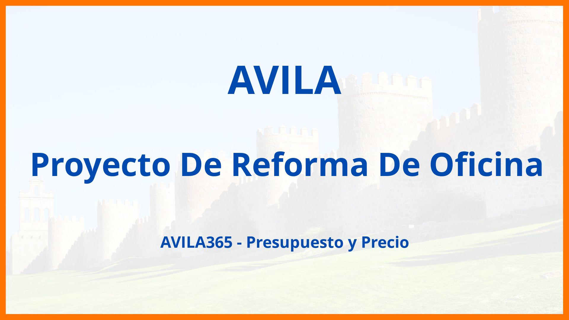 Proyecto De Reforma De Oficina