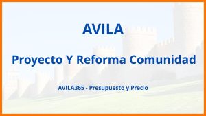 Proyecto Y Reforma Comunidad en Avila